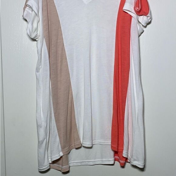 NWT MSRP $158 BCBGMAXAZRIA Women's Preslee Short Sleeve Top Women's Size Large - Picture 5 of 10